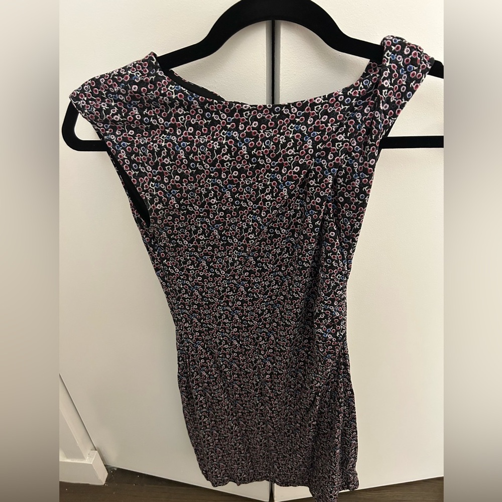 Floral print shift dress